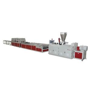 Buy cheap 380V 50hz Twin Screw Pvc Granules Extruder Machine for Customized Pvc Sheet product