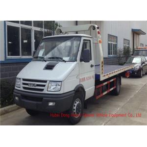 Buy cheap IVECO Diesel Engine Wrecker Tow Truck , Flatbed Breakdown Recovery Truck product