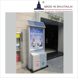 Buy cheap Signage H2500mm 6pcs Poster Dustbin Advertising product