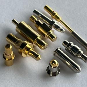 Buy cheap Fast Sample Delivery Brass C3604 Pogo Pin Connector Spring 1A 3A 10A Gold Copper M8 M4 M3 M2 Screw Conductive Thread Test Pin from wholesalers