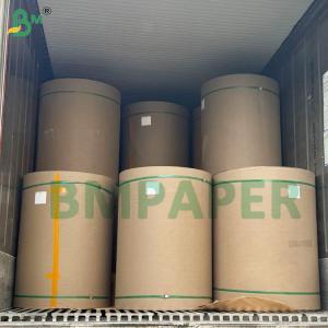 Buy cheap High Strength 50gsm Pure MG Ribbed Kraft Paper Roll 750mm from wholesalers