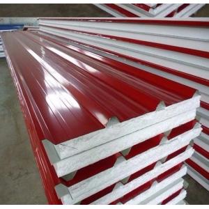 Buy cheap Thermal Insulated Sandwich Panel / Prefabricated Pu Sandwich Panel Cladding from wholesalers