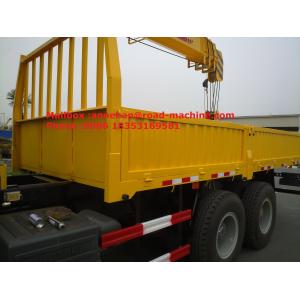 Buy cheap SINOTRUK HOWO 6X4 Truck Mounted Crane 12 Tons With Warranty Truck with Loading Crane from wholesalers