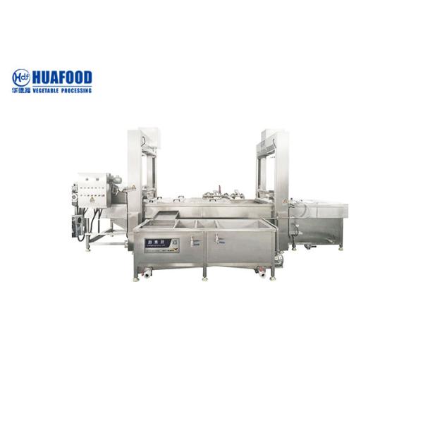 Quality Automatic Steam Heating Vegetable Blanching Machine For Potato Chips for sale