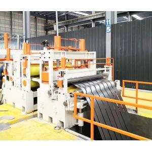 Width 600-2000mm Gi Steel Coil Slitting Machine High Speed Slitting Line