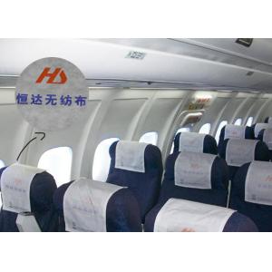 Buy cheap Disposable PP Non Woven Fabric Airline Headrest Cover With Advertisement from wholesalers