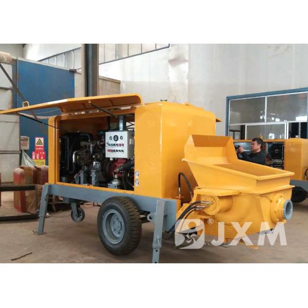 Quality Professional Mobile Concrete Pump HBTS20-8  With Diesel Engine For Construction for sale
