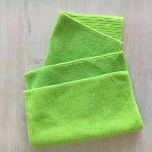 Buy cheap Thick twist 2-layers polyester green tea towels from wholesalers