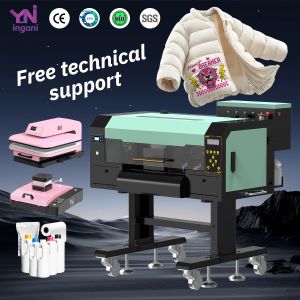 China Ingani Xp600 Dtf Printer With Powder Shaking Machine Garment Transfers Dtf Printer A3 t Shirt Printing Machine Dtf Printer I1600 on sale