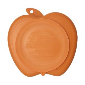 Buy cheap Apple Shape Silicone Baby Tray Custom Suction Feeding Plate Set from wholesalers
