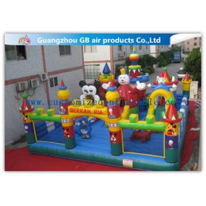 Popular Inflatable Theme Park Kids Bouncy Castle Carnival Games For Jumping
