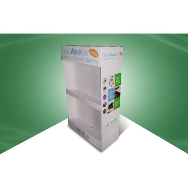 Buy cheap Corrugated Eco Cardboard Free Standing Display Units , Cardboard Advertising Stand from wholesalers