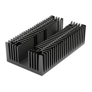 China Black Anodized Aluminum Skived Fin Heat Sink for Electronics on sale