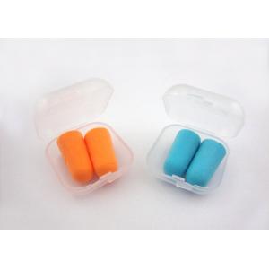 Buy cheap Soft PU Foam Disposable Ear Plugs Slow Rebounded Noise Cancelling Ear Plugs with Box from wholesalers