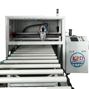 Buy cheap Solid Aluminium Panel PUR PU Epoxy Glue Spraying Machine with AB Glue Potting Applicator from wholesalers
