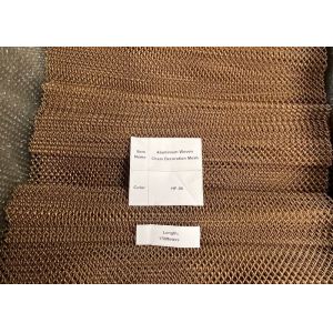 Buy cheap No Waves Type 8mm hole size 1.2mm Wire dimeter Aluminium Woven Chain Decoration Mesh from wholesalers