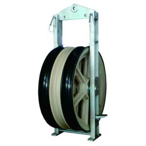 Buy cheap 508X75mm Single Nylon Wheel Conductor Pulley For Transmission Line from wholesalers