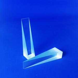 Buy cheap Transparent Optical Quartz Glass Rectangular Optical Wedge Prism Element from wholesalers