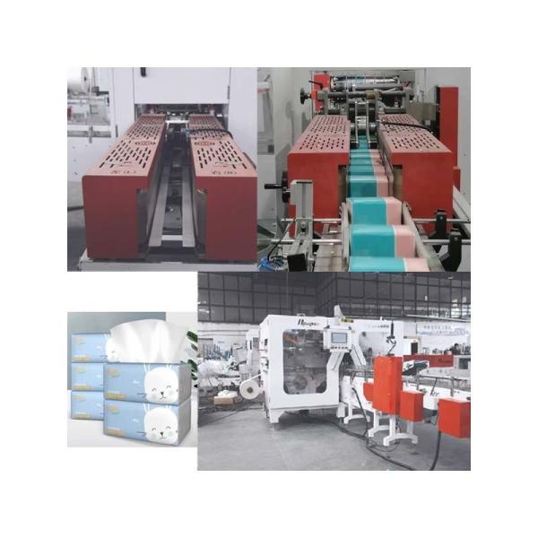 Wangpai 5 Lines Automatic Facial Tissue Making Machinery with 22.5KW Folding