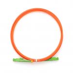 Buy cheap E2000 APC Fiber Optic Cable Green Connector Multimode Fiber Cable Patch Cord from wholesalers