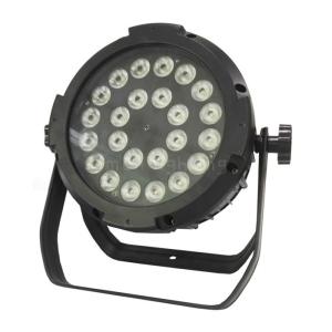 Buy cheap High Lumen 24x10W IP56 Aluminum RGBW 4in1 DMX LED Silent Flat Par Concert Light from wholesalers