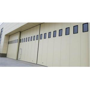 Engineered Unidirectional Aeronautical Hangar Door Typical Design With Wicket