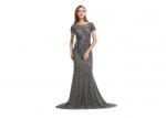Women ' S Mermaid Elegant Long Sleeve Evening Dresses Lace V - Neck Dress For