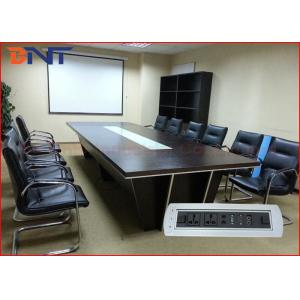 Buy cheap Silver Motorized Rotatable Power Strip Socket Pop Up With Touch Button Press from wholesalers