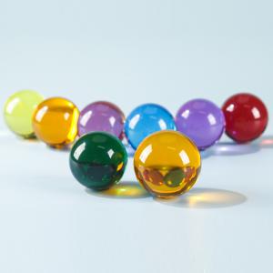 Custom transparent Contact Juggling Ball Magic Tricks Crystal Ultra Clear