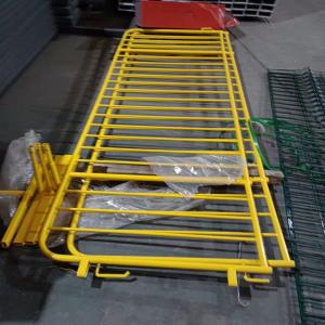 hot dipped galvanized fence panel temporary crowd control barrier