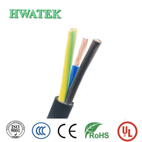 Quality UL E476298 Bare Copper Stranded TC-ER THHN 3C / 6AWG PVC Jacket 600V Cable for sale