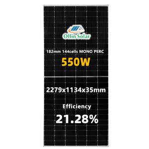 China 36V Waterproof Monocrystalline Solar Power Panel 540W 545W 550W on sale