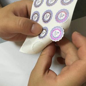 Double Layer 3D Holographic Sticker Safe QR Code Hologram Sticker