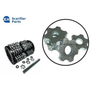 Buy cheap 6PT Drum Carbide Flails with 30mm Inner Diameter and 8mm Width for Surface Preparation from wholesalers