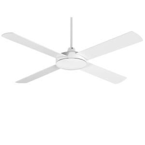 4 Plywood Blades 52 Inch Ceiling Fan With Light And Remote Control