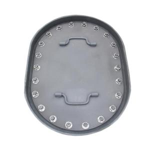 Buy cheap Embedded Type C Manhole , Watertight Manhole Cover Long Circle Shape With Shield from wholesalers
