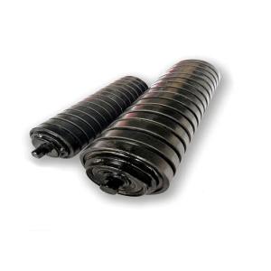 Buy cheap 219mm Diameter Industrial Conveyor Roller Stainless Steel Spiral Idler from wholesalers