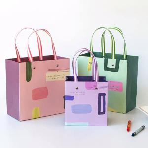 Buy cheap Christmas CMYK 32x11x25cm 40g Non Woven Bags Are Eco Friendly product