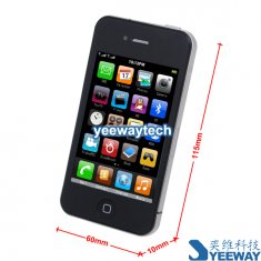 Buy cheap HiPhone K668 Quad Band Dual Cards Dual Cameras WiFi Bluetooth Java 3.5 - inch Capacitive Touch Screen Phon from wholesalers