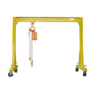 Small Portable Gantry Crane 3000kg Span 3m With 3 Meters Lifting Height