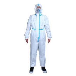 Buy cheap Polypropylene Polyester Material Disposable Protective Coverall Medical Accessories from wholesalers