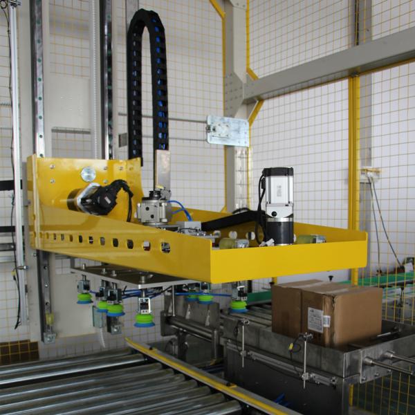 Food Packaging Palletizing Line Machine Industrial Servo Cartesian Palletizer