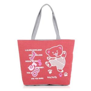 Buy cheap Screen Printed Carrier Bags / Custom Canvas Bags With Two Soulder Straps from wholesalers