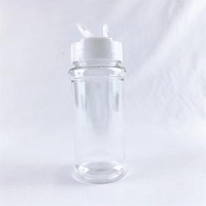 100ml Clear Plastic Spice Bottle With sifter Lid Seasoning packaging