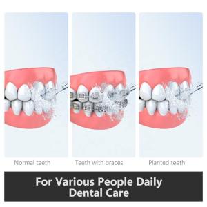 Rechargeable Oral Hygiene Water Flosser Commercial With 3 Modes