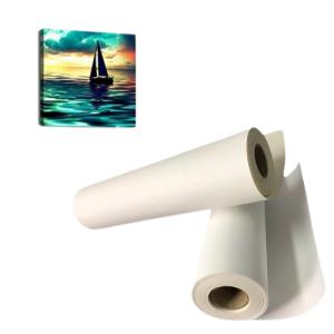 Latex / Eco Solvent Inkjet Poly Cotton Canvas Matte Finish For Large Format
