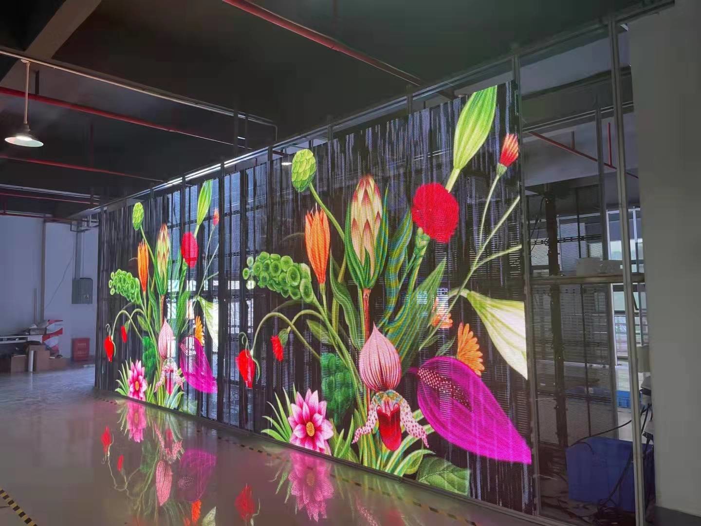 Buy cheap Wafer Chip Transparent LED Panel , High Visibility Transparent LED Screen from wholesalers