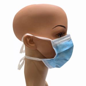 Buy cheap Colorful Disposable 3ply Tie On Face Mask TYPE IIR Surgical Non Woven Mask from wholesalers