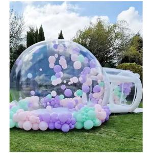 Buy cheap 3m with blower air pump kids play transparent bubble house inflatable snow globe from wholesalers