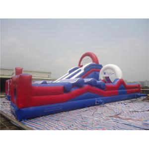 Buy cheap Commercial Giant Inflatable Amusement Park / Inflatable Obstacle Combo with Slide from wholesalers